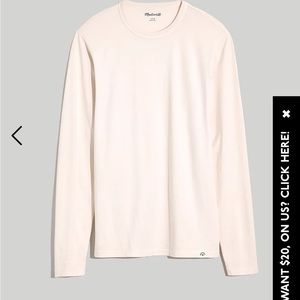 Madewell Garment-Dyed Allday Crewneck Tee Lighthouse